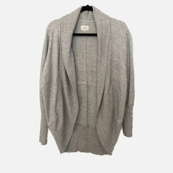 ARITZIA Wilfred Women’s Diderot Cocoon Circle Cardigan Sweater Gray Size XS - Picture 3 of 6